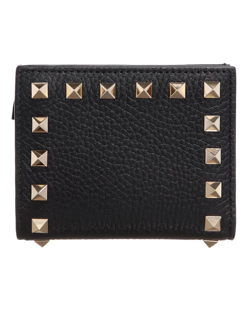 Valentino Garavani Portemonnaie Flap French Wallet schwarz Schwarz