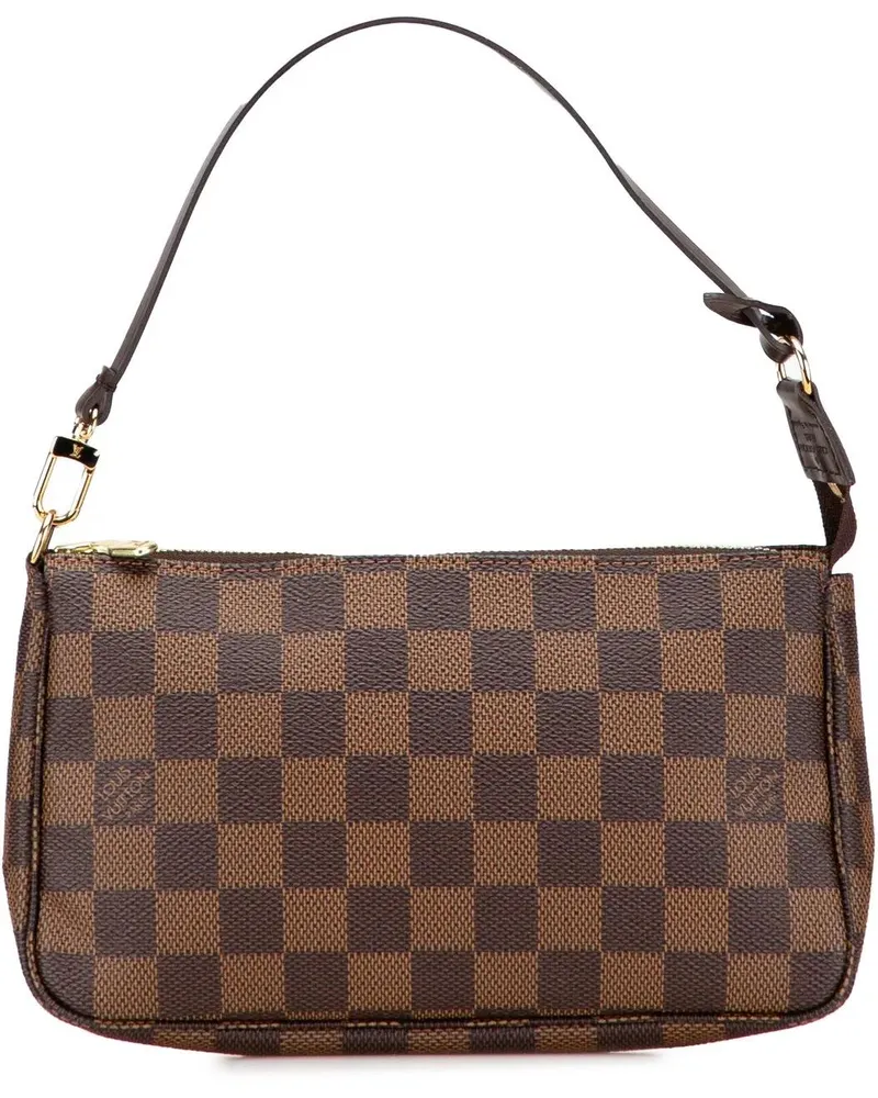 Louis Vuitton Hobo Bags Damier Ebene Pochette Accessoires braun Braun