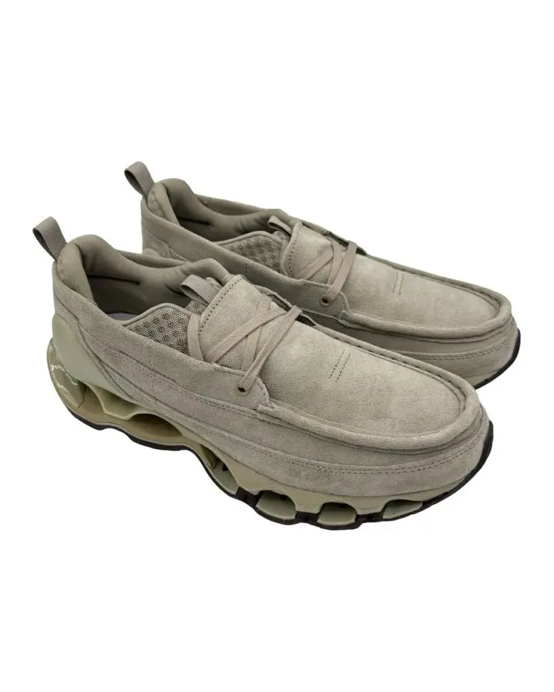 Mizuno Low-Top Sneaker Moccasin-Inspired Loafers With Futuristic Sole And beige Beige
