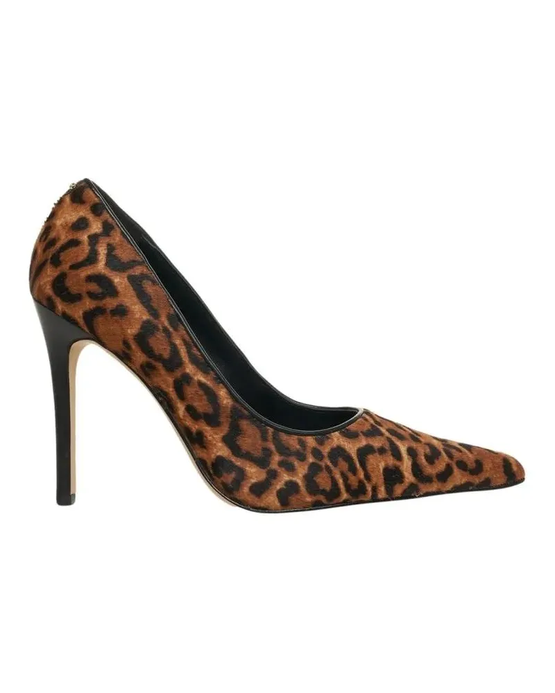 Michael Kors Hohe Schuhe Animal Print Calf Hair Pumps schwarz Schwarz