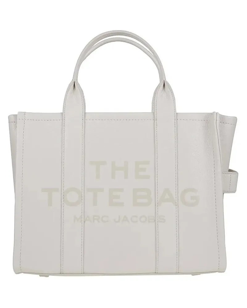 Marc Jacobs Shopper & Totes Grainy Leather Small Tote Bag silberfarben 