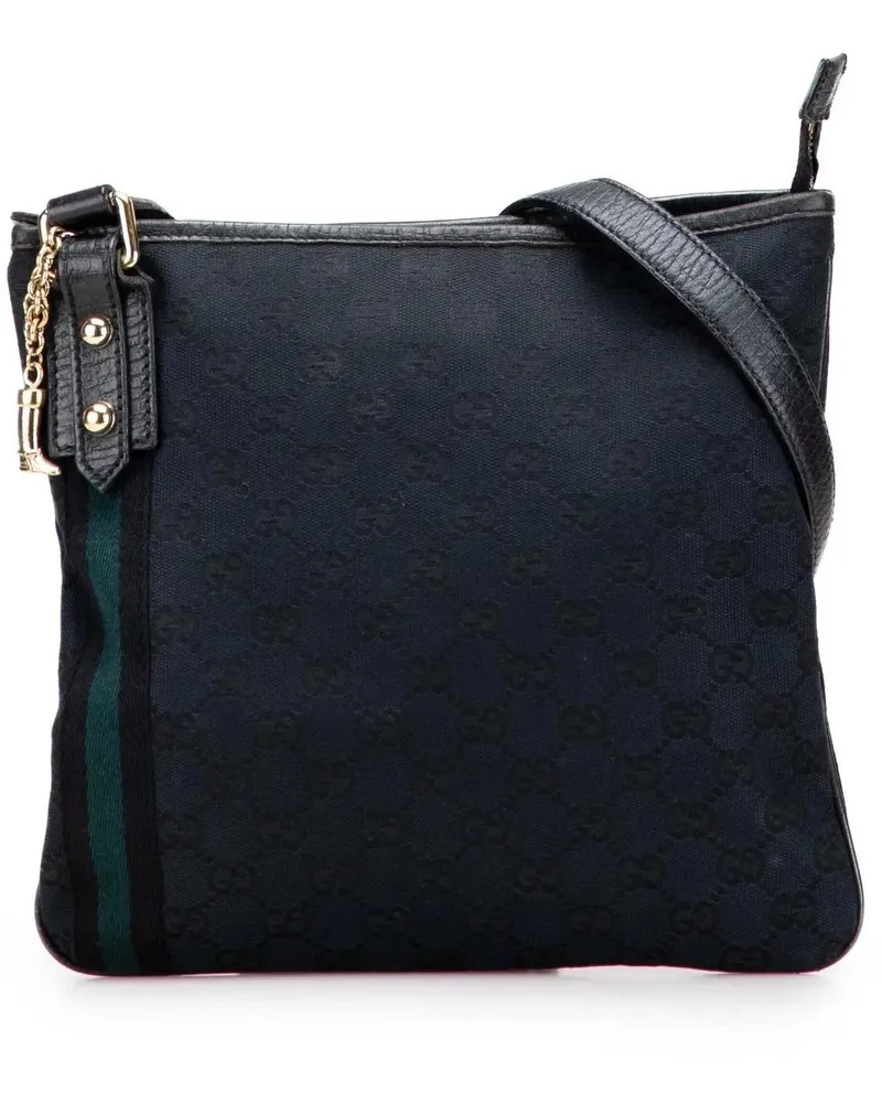 Gucci Hobo Bags GG Canvas Jolicoeur Crossbody schwarz Schwarz