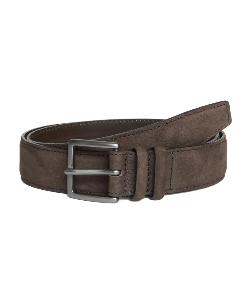 Orciani Gürtel Classic Nubuck Belt grau Grau