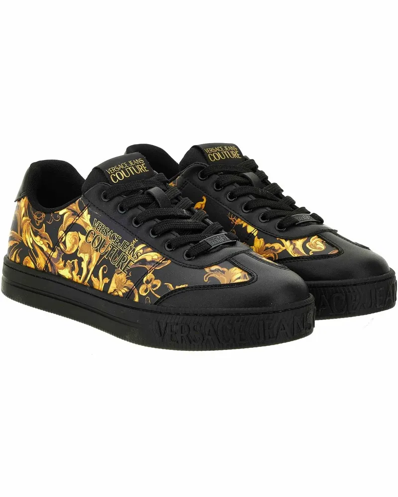 Versace Jeans Low-Top Sneaker Sneakers Black schwarz Schwarz