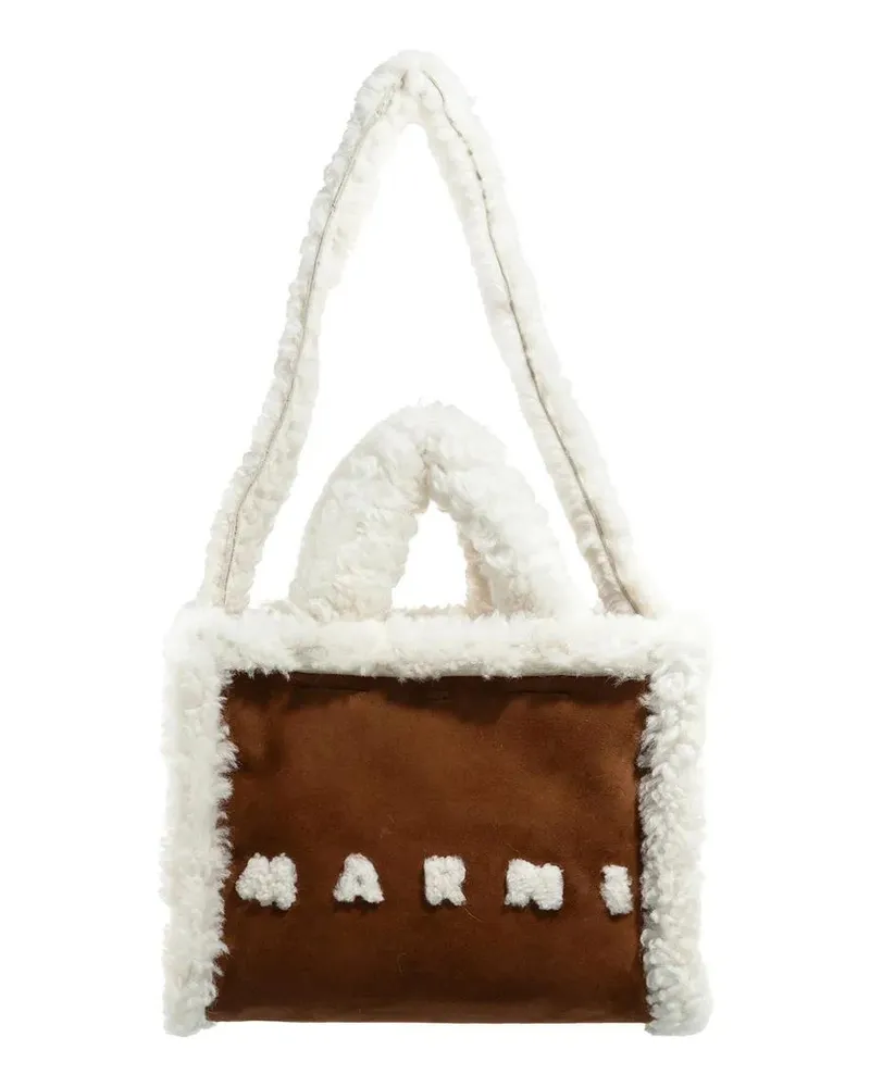 Marni Shopper Basket Small braun Braun