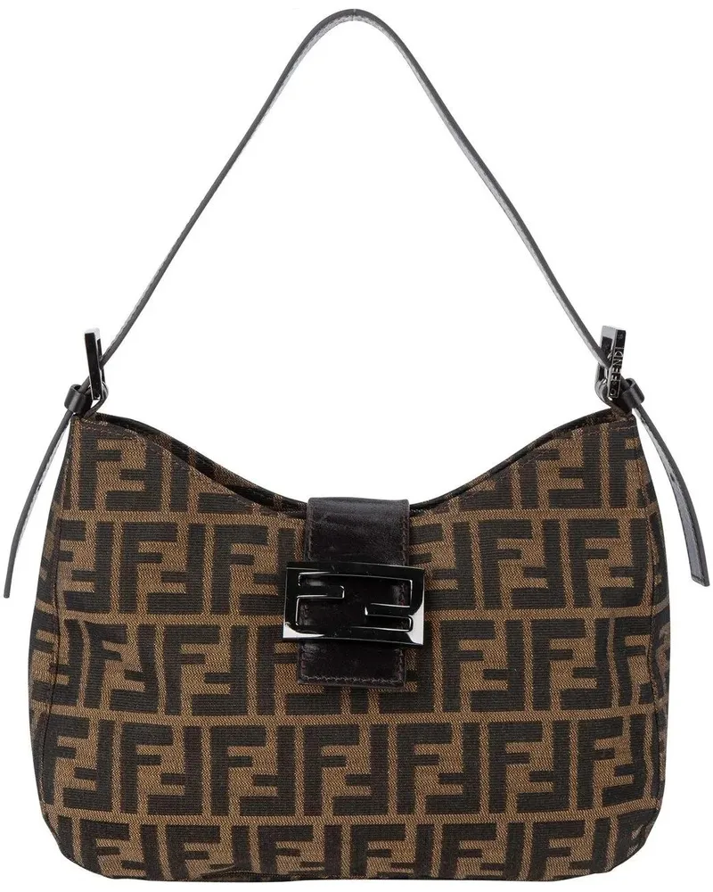 Fendi Crossbody Bags  FF Monogram Baguette Shoulder Bag bunt Bunt