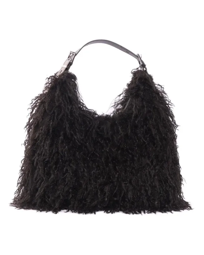 Michael Kors Hobo Bags Lg Hobo Shoulder Bag schwarz Schwarz