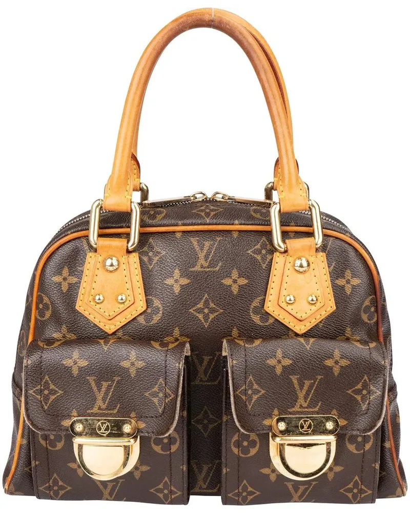 Louis Vuitton Crossbody Bags  Canvas Monogram Manhattan PM Handbag braun Braun