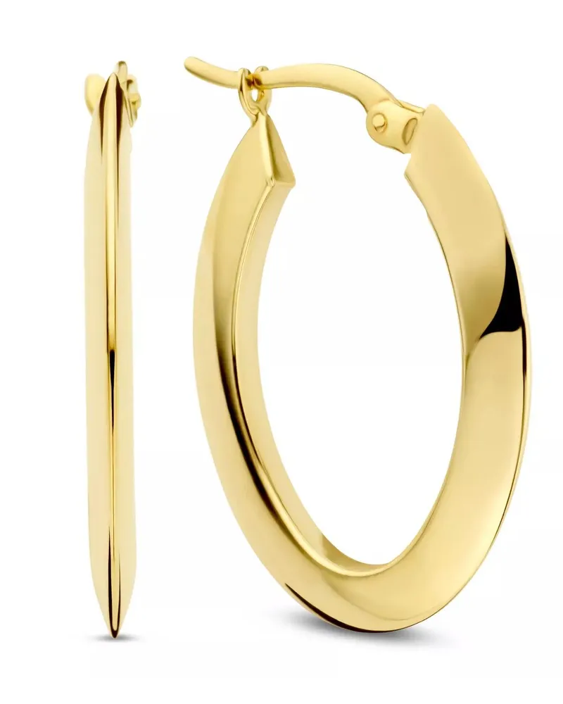 Isabel Bernard Ohrringe  Rivoli damen Creolen 585 Gold IB360 Gold