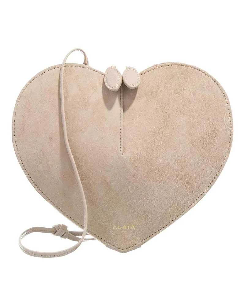 Alaïa Crossbody Bags Le Coeur taupe Taupe