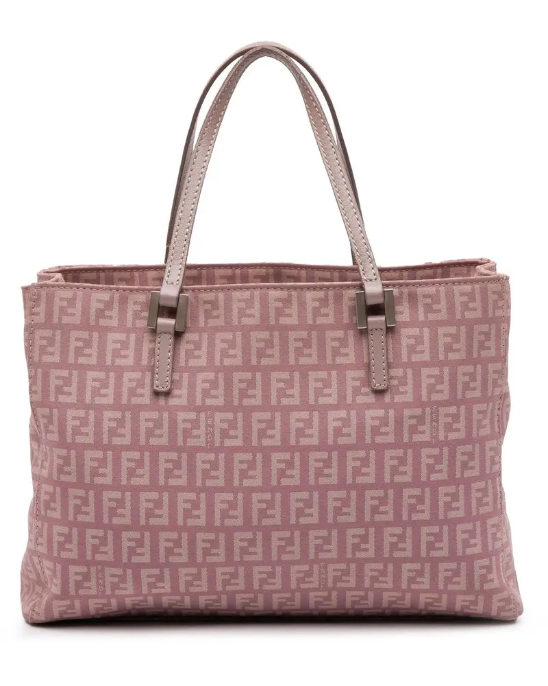 Fendi Shopper Zucchino Canvas Tote orange Orange