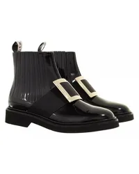 Roger Vivier Boots & Stiefeletten Viv Rangers Met Buckle Chelsea Boot Schwarz