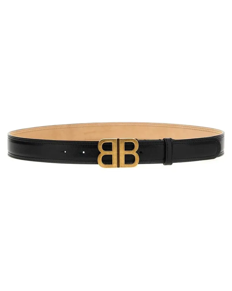 Balenciaga Gürtel 'Bb Soft' Belt schwarz Schwarz