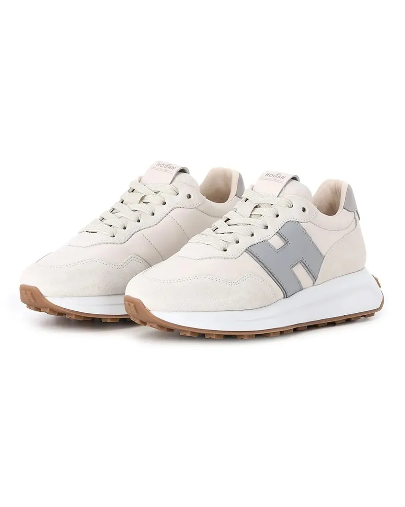 Hogan Low-Top Sneaker Sneakers aus Veloursleder creme Creme