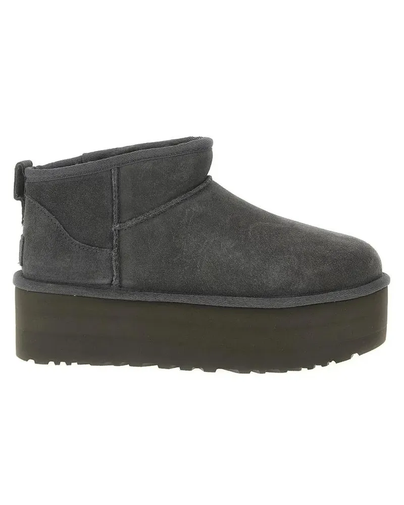 UGG Stiefel 'Classic Ultra Mini Platform' Ankle Boots grau Grau