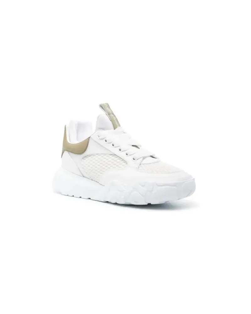 Alexander McQueen Sneakers Sneakers Court Trainer White/Green Weiß