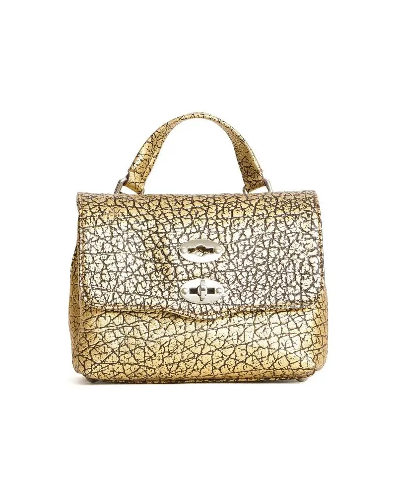 Zanellato Hobo Bags Compact Structured Burgundy Shoulder Bag With Turn beige Beige