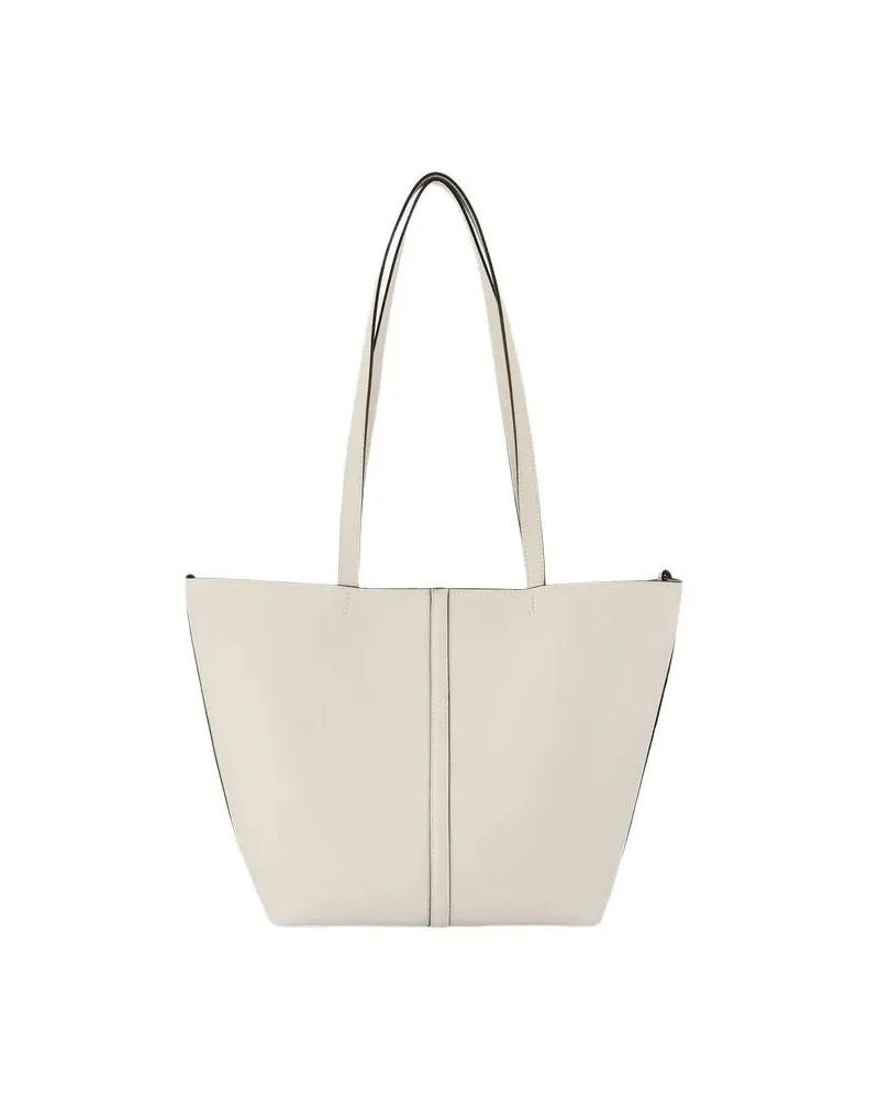 Vanessa Bruno Shopper & Totes Tote Pm Shopper Bag - Leather - White weiß Weiß