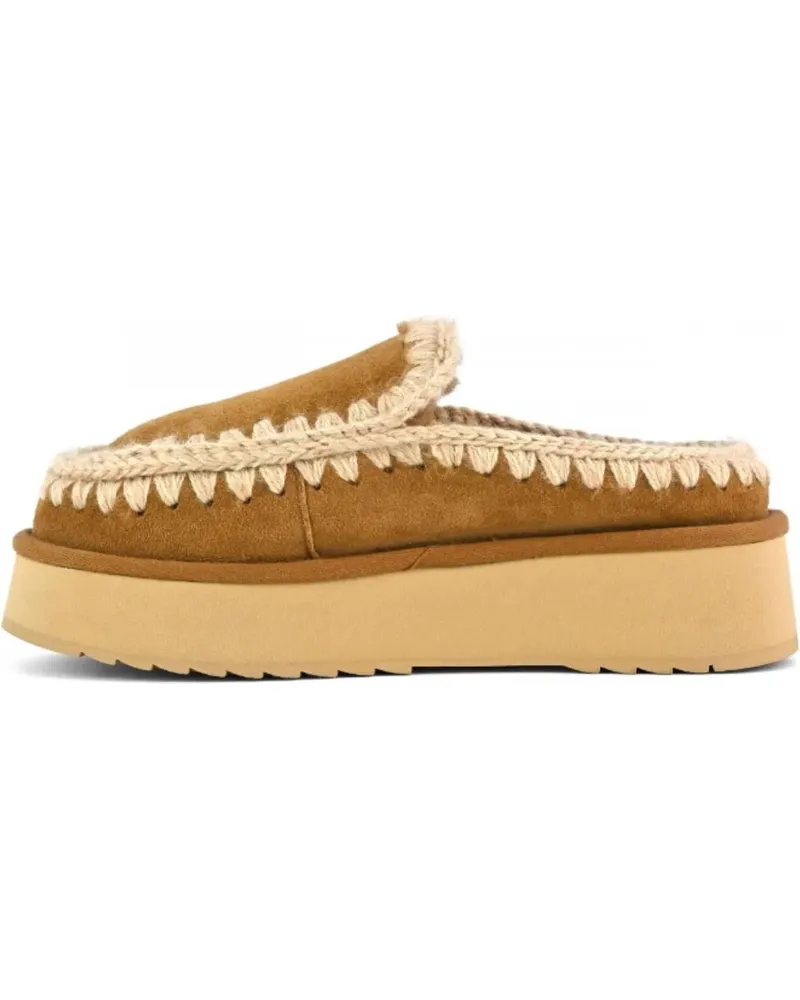 Mou Sandalen  Pantoffels Cognac Mu.fw681004a braun Braun
