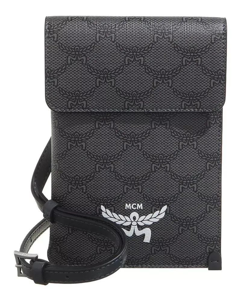 MCM Crossbody Bags Himmel Lts Lanyard Fff Grau