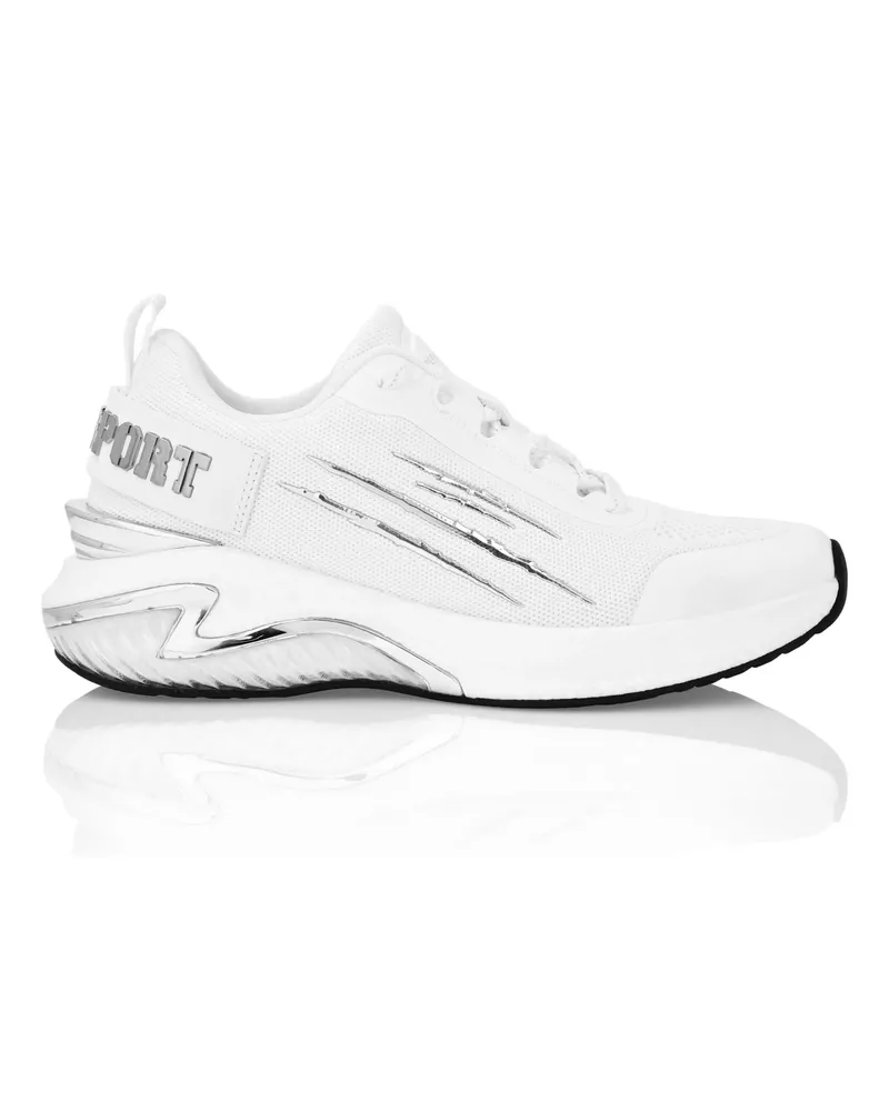 Philipp Plein Low-Top Sneaker Runner Sneaker weiß Weiß