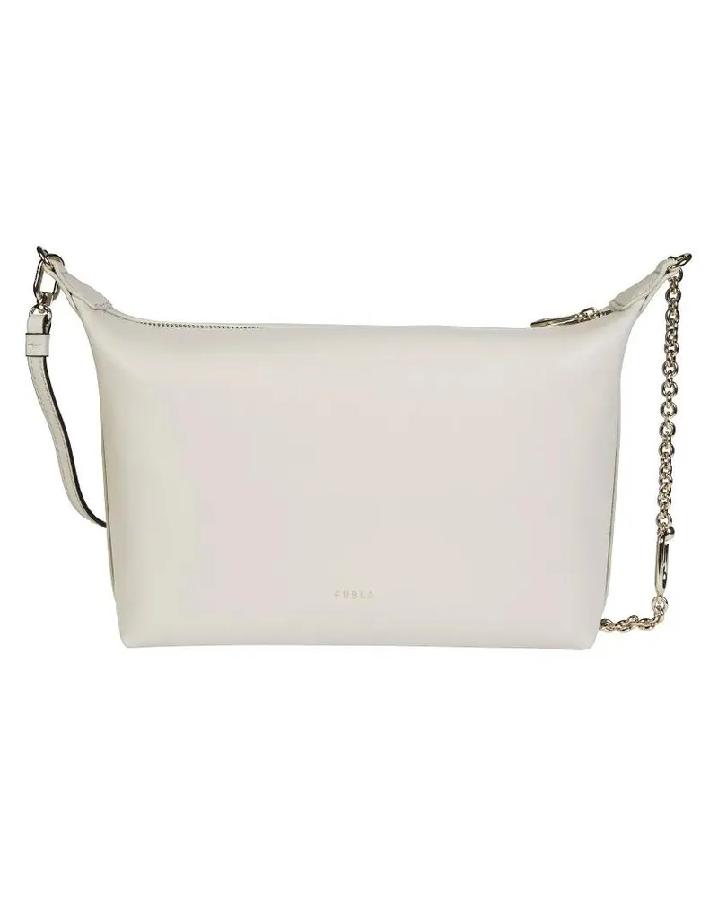 Furla Hobo Bags Nuvola Mini Crossbody Hobo Bag weiß Weiß