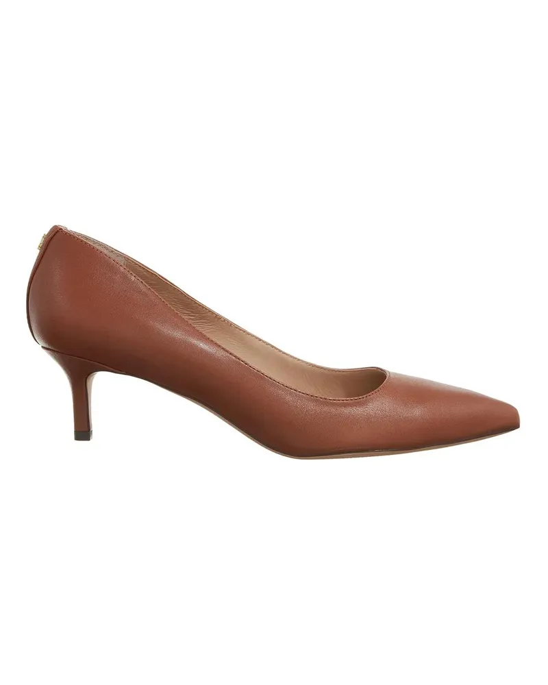 Ralph Lauren Hohe Schuhe Adrienne-Pumps-Closed Toe braun Braun