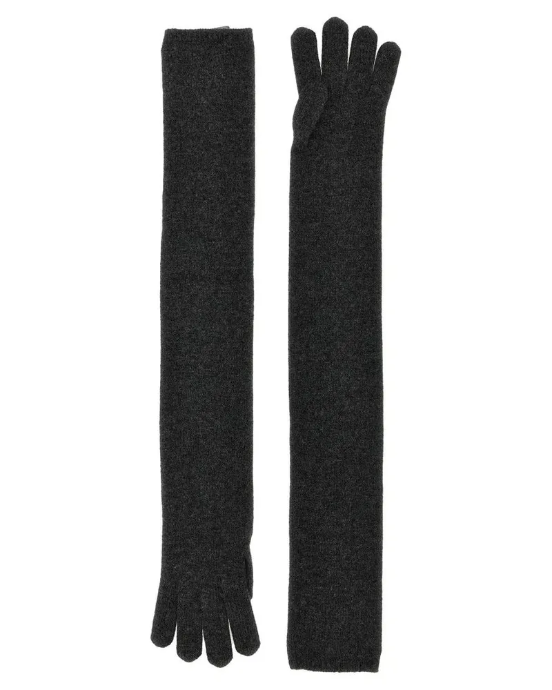 Max Mara Handschuhe 'Timor' Gloves schwarz Schwarz