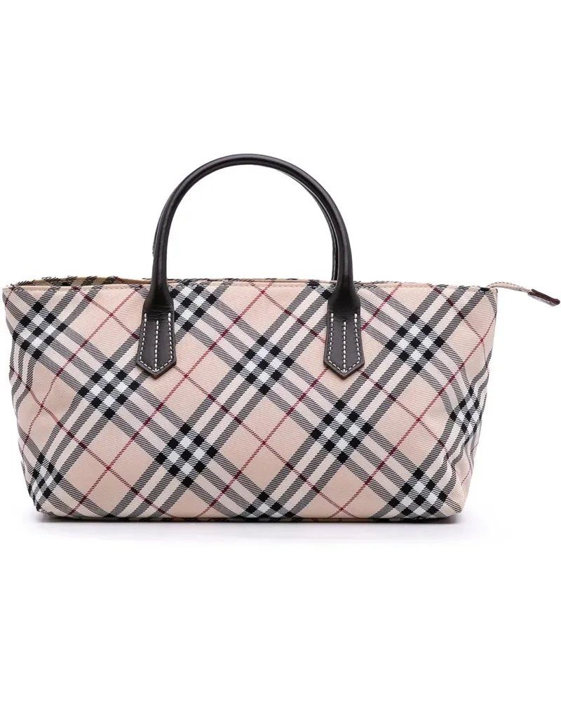 Burberry Crossbody Bags Nova Check Canvas Handbag braun Braun