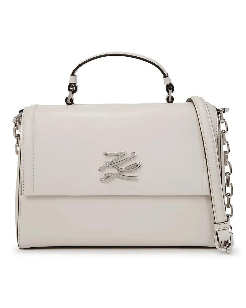 Karl Lagerfeld Crossbody Bags K/AUTOGRAPH UMHÄNGETASCHE MIT TRAGEGRIFF weiß Weiß