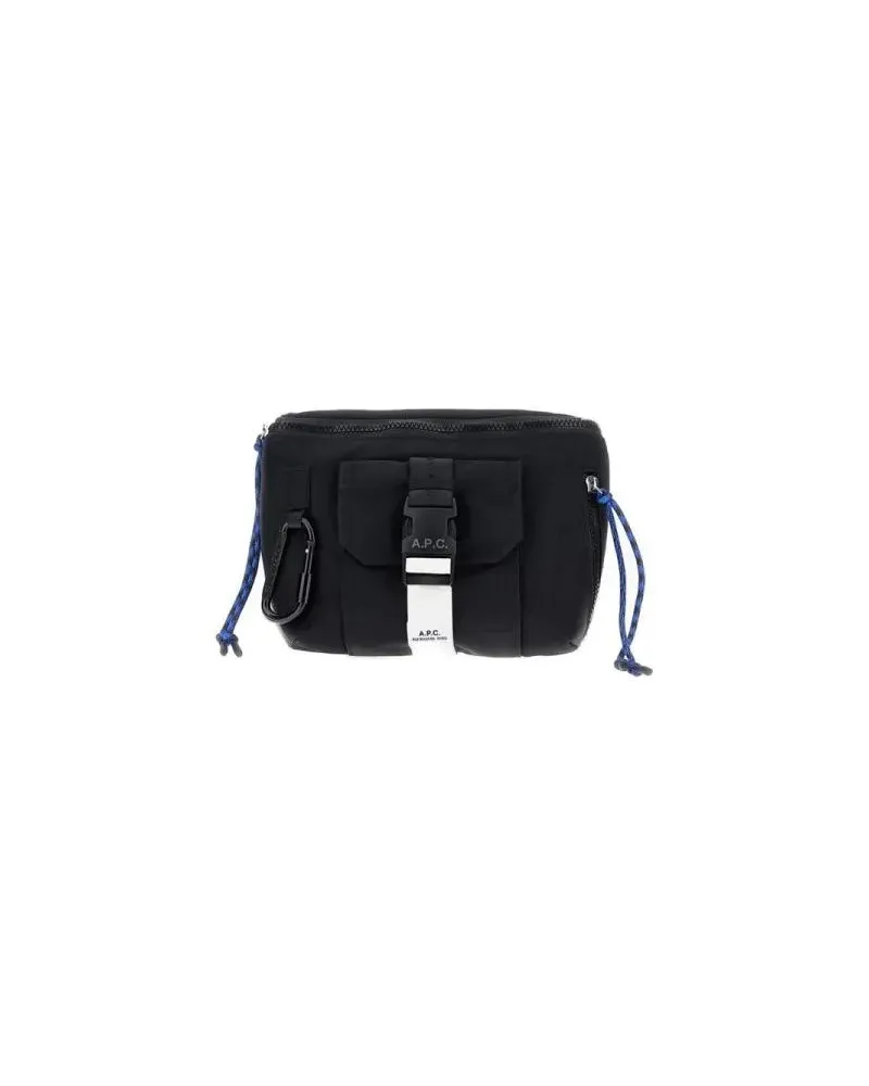 A.P.C. Hobo Bags Treck Shoulder Bag schwarz Schwarz