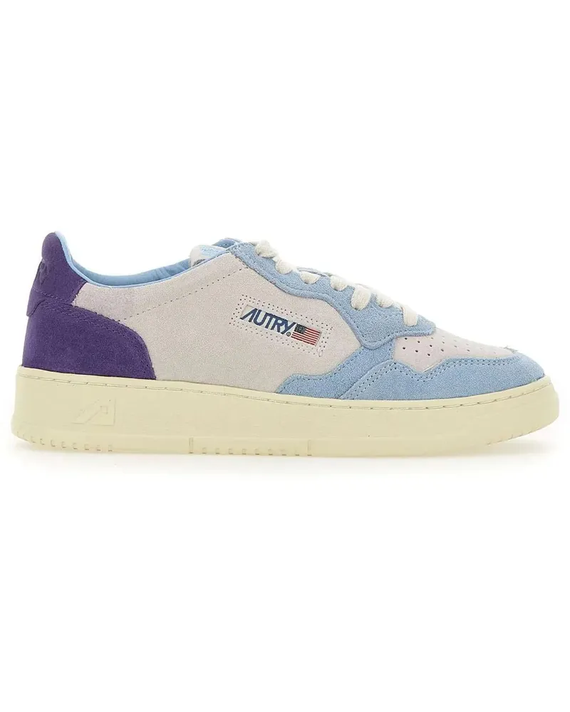 AUTRY Low-Top Sneaker Tri-Color Suede Medalist Low Sneakers With Padded beige Beige