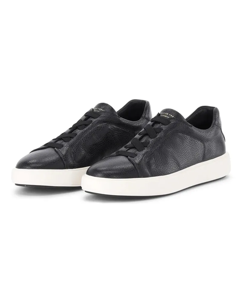 Officine Creative Italia Low-Top Sneaker Sneaker Slouch aus Leder schwarz Schwarz
