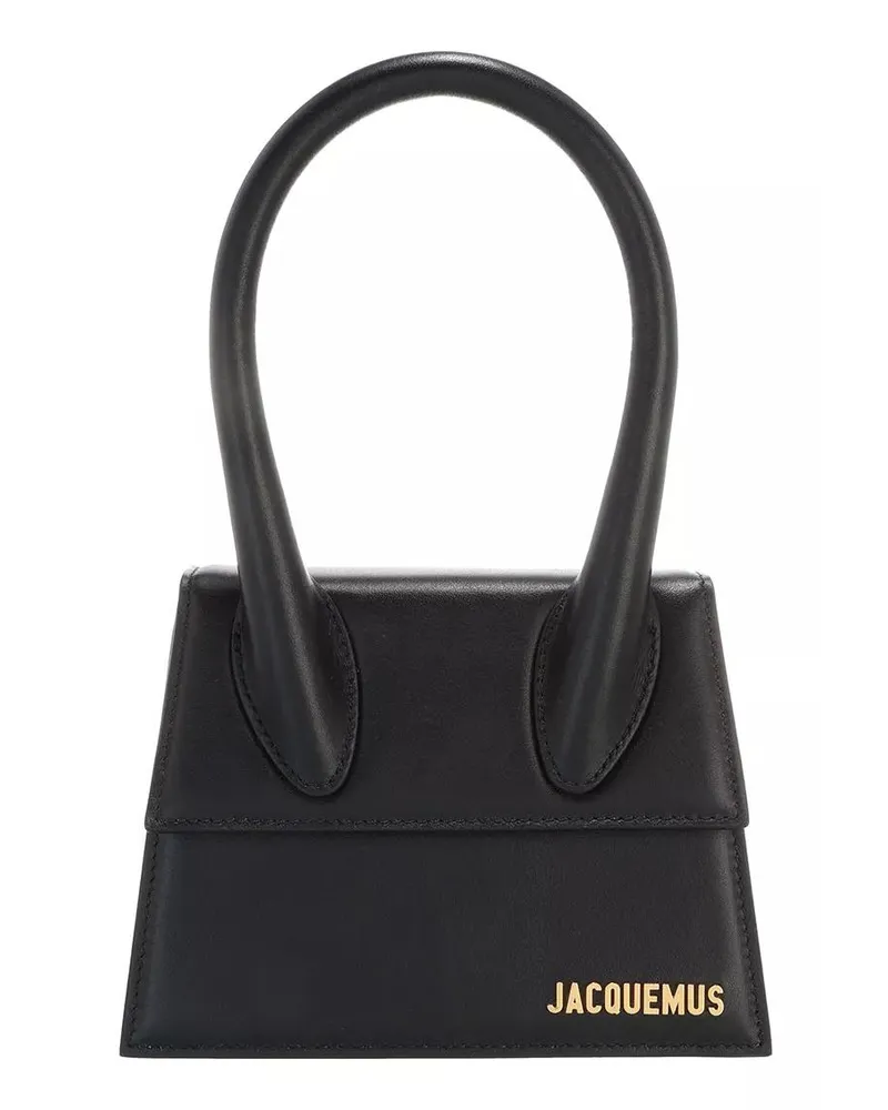 Jacquemus Shopper & Totes Le Chiquito Moyen Top Handle Bag Leather schwarz Schwarz