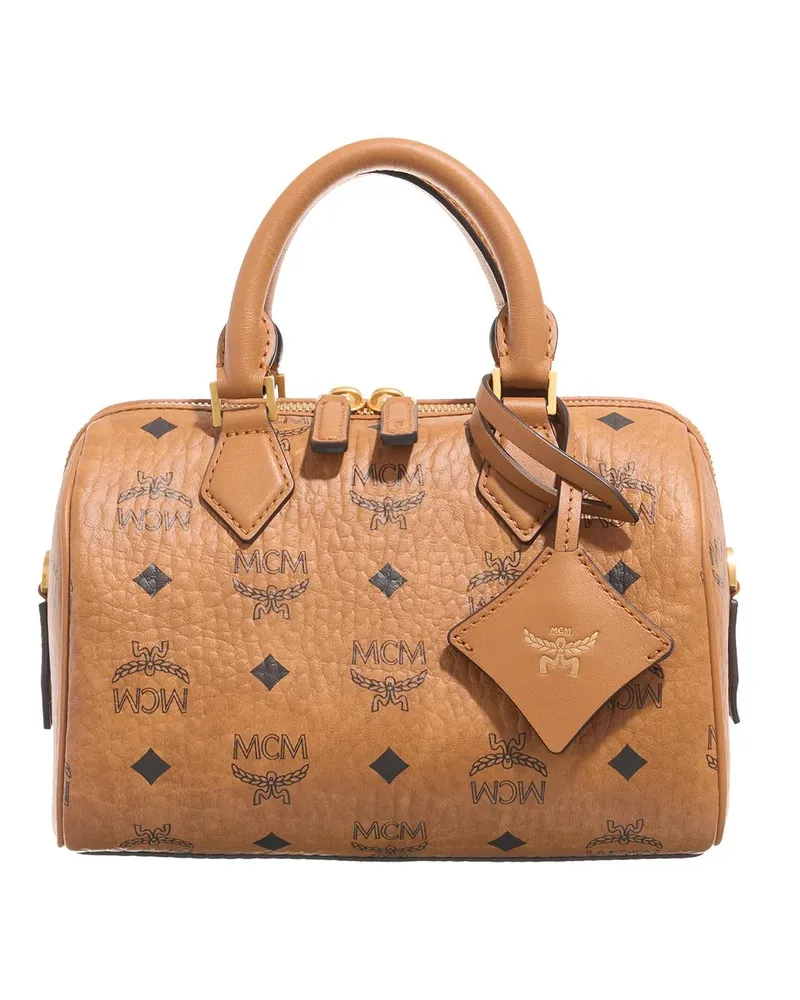 MCM Bowling Bags Ella Vi Boston Sml Co, One Size cognacbraun Cognacbraun
