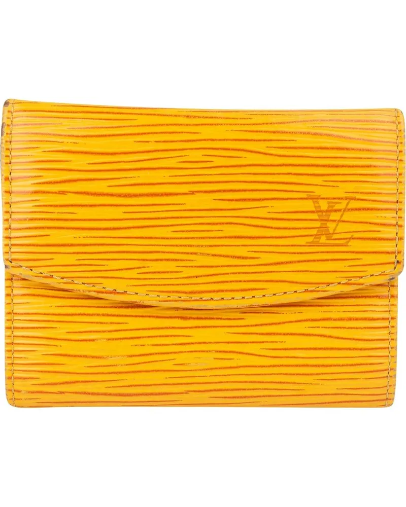 Louis Vuitton Portemonnaie  Yellow Epi Leather Mini Wallet gelb Gelb