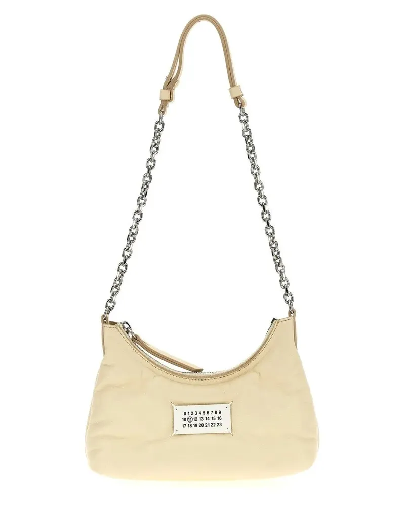 Maison Margiela Hobo Bags 'Glam Slam Hobo Micro' Shoulder Bag beige Beige