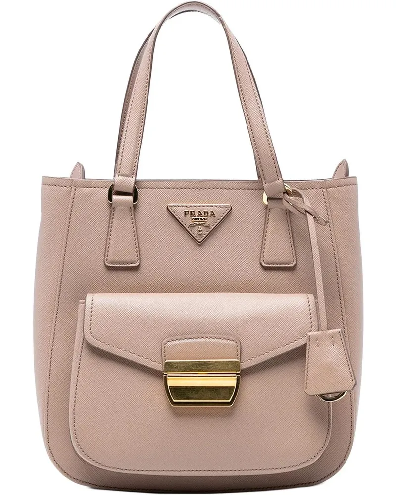 Prada Hobo Bags Saffiano Lux Metropolis Tote braun Braun