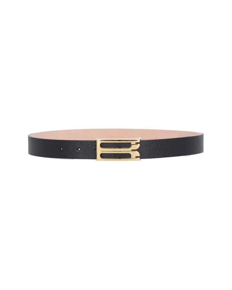Victoria Beckham Gürtel "Frame" Belt Black schwarz Schwarz