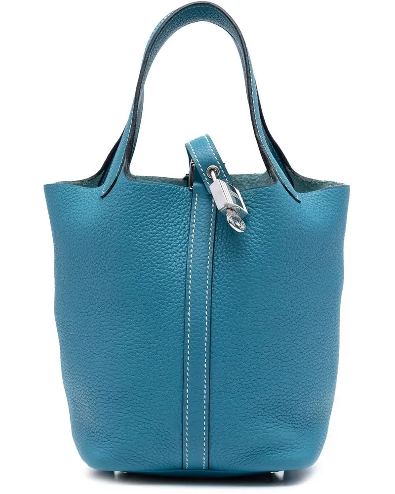 Hermès Crossbody Bags Clemence Picotin Lock 18 blau Blau