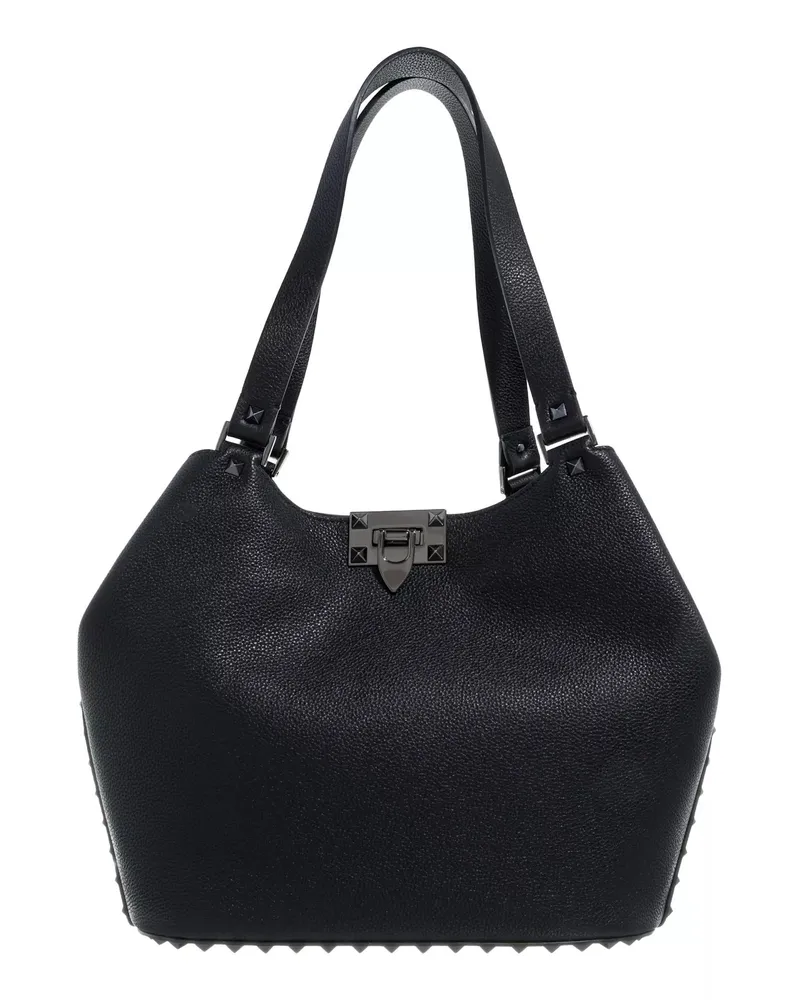 Valentino Garavani Hobo Bags Small Tote Rockstud schwarz Schwarz
