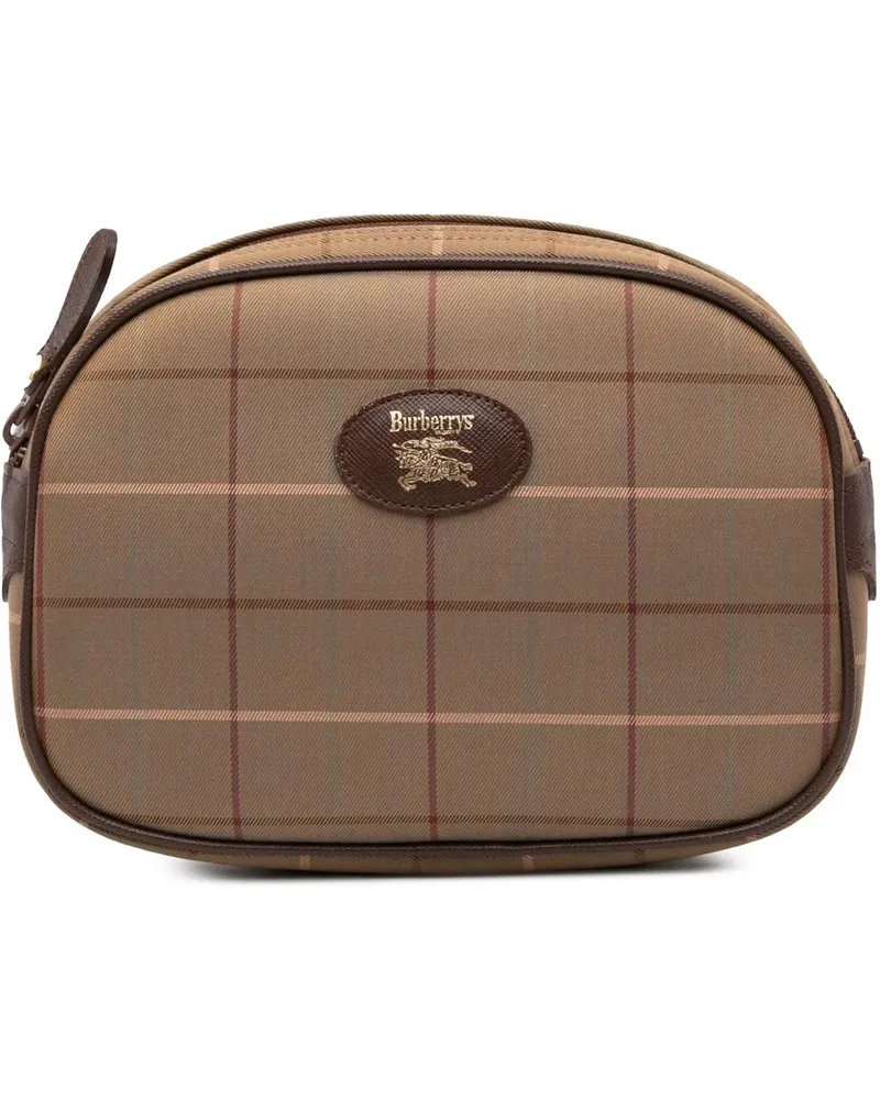Burberry Clutches 20th Vintage Check Canvas Clutch braun Braun
