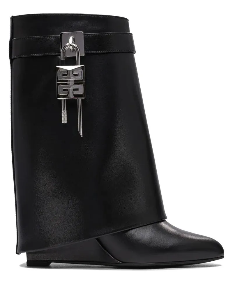Givenchy Stiefel "Shark Lock" 90Mm Ankle Boots schwarz Schwarz