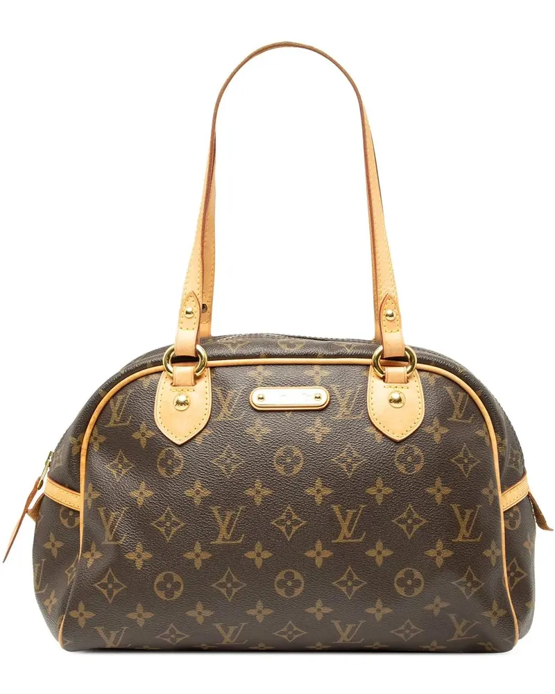 Louis Vuitton Crossbody Bags Monogram Montorgueil PM braun Braun