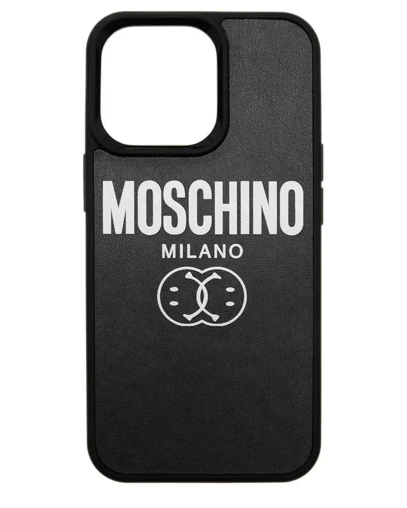 Moschino Handyhüllen Phone Case schwarz Schwarz