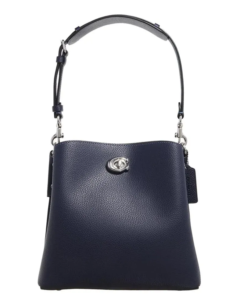 Coach Beuteltaschen Polished Pebble Leather Willow Bucket Bag 21 blau Blau