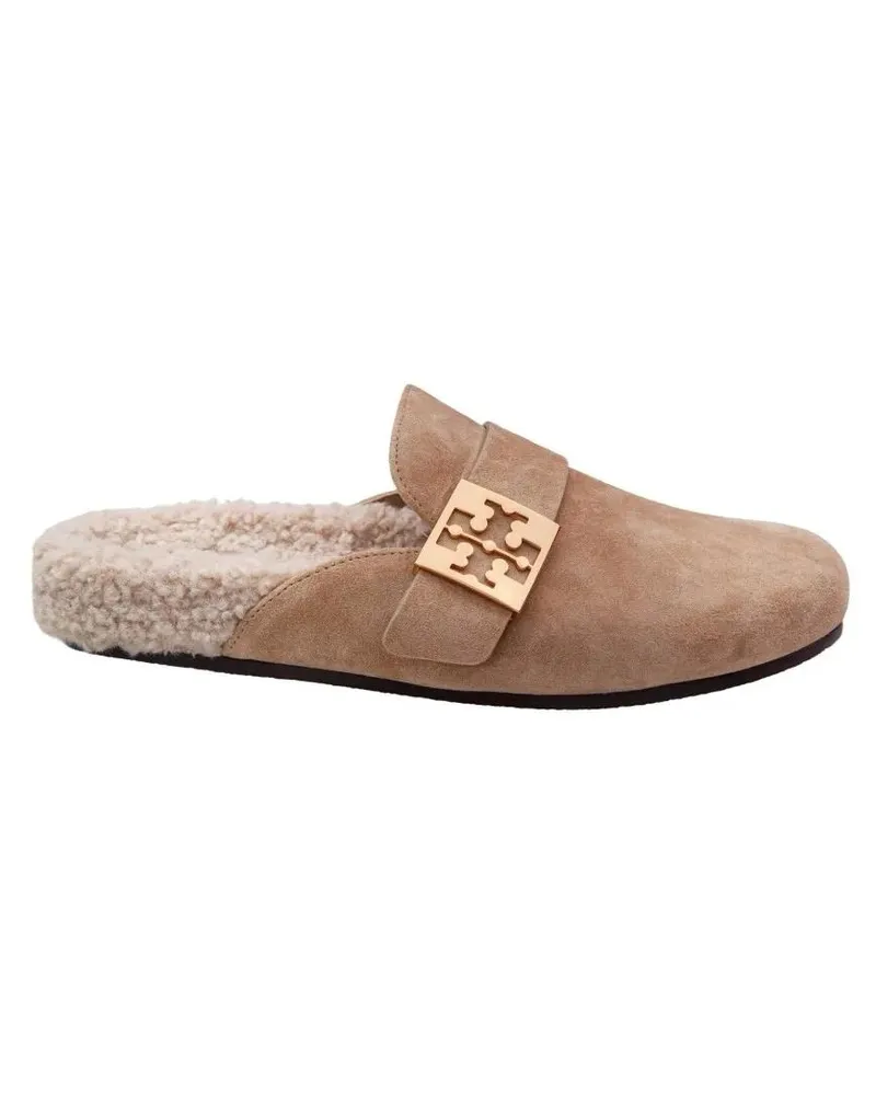 Tory Burch Slipper & Pantoletten Mules Mellow In Shearling Color Taupe braun Braun