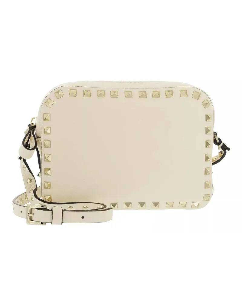 Valentino Garavani Crossbody Bags Rockstud Camera Crossbody Bag creme Creme