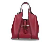 Hobo Bags Small Bordeaux Textured Calfskin Shoulder Bag rot