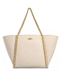 Michael Kors Shopper Westley Large Top-Zip Chain Tote Creme